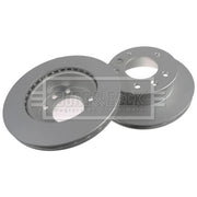 Borg & Beck 2 x Vented Front Brake Discs BBD5134-x2
