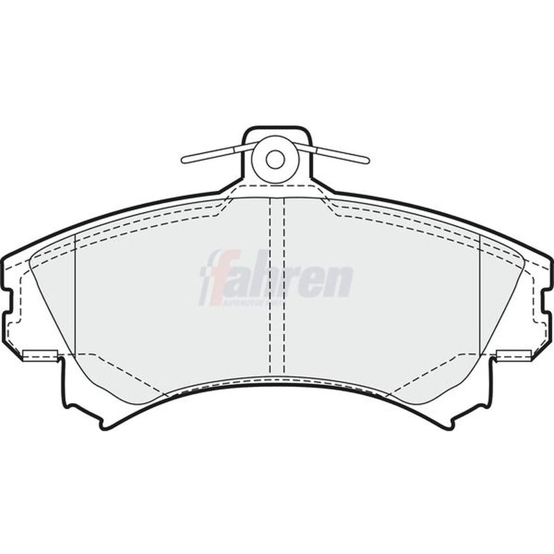 Fahren Front Brake Pad Set fits Mitsubishi Carisma 1995-2006 1.6 1.8 1.9