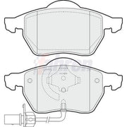 Fahren Front & Rear Brake Discs & Pads fits Skoda Superb I 2001-2008 2.5 2.8