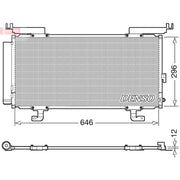 Denso Air Conditioning Condenser DCN36004