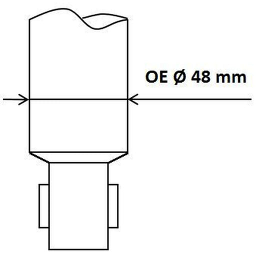 KYB Shock Absorber Damper Strut Rear 349122