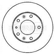 Borg & Beck 2 x Vented Front Brake Discs BBD4351-x2