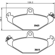 Mintex Rear Brake Pad Set MDB1891