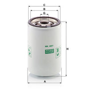 MANN-FILTER Fuel Filter Element WK 8001