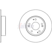 Fahren Rear Brake Solid Discs & Pads fits Honda Accord VIII 2008-2015 2.2