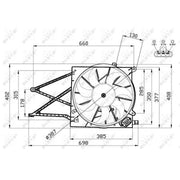 NRF Engine Cooling Fan 47582