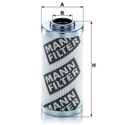 MANN-FILTER Hydraulic Oil Filter HD 612/1