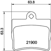 Mintex Rear Brake Pad Set MDB1858