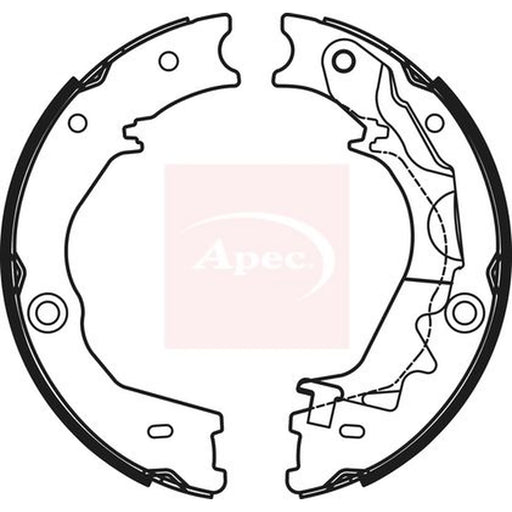 Apec Parking Brake Shoe Set SHU797