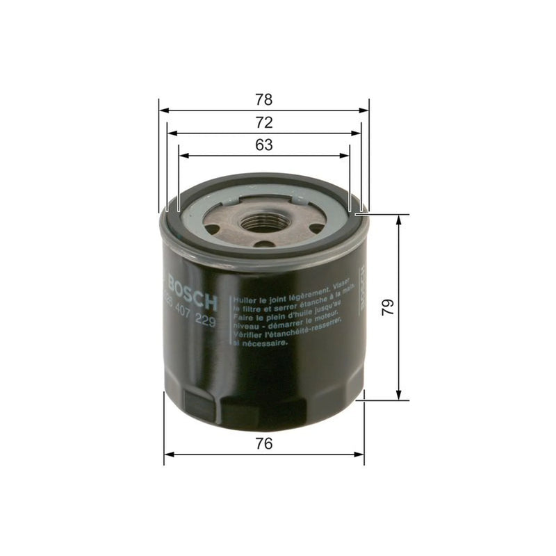 Bosch Engine Oil Filter F 026 407 229
