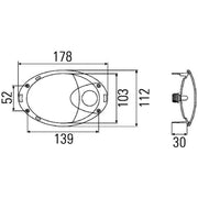 Hella Interior Lamp MG12 2JA Interior 2JA 009 294-001 2JA 009 294-001
