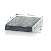 MANN-FILTER Cabin Air Filter (Pollen Filter) Driver's Side CUK 2433