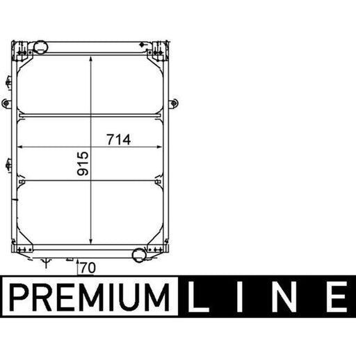 Mahle Engine Radiator CR 214 000P