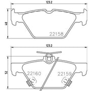 Mintex Rear Brake Pad Set MDB3818