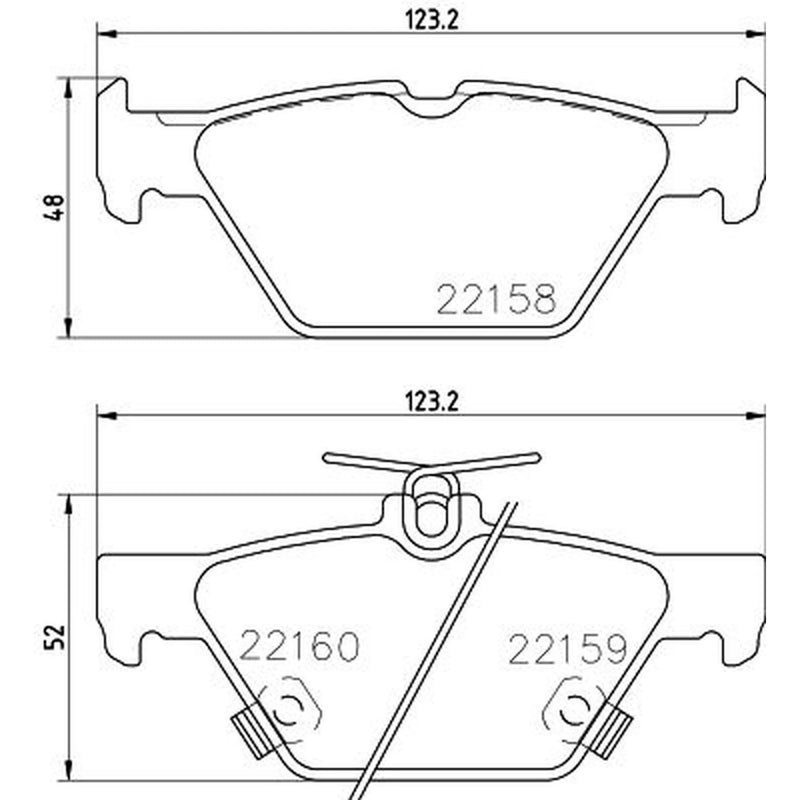 Mintex Rear Brake Pad Set MDB3818