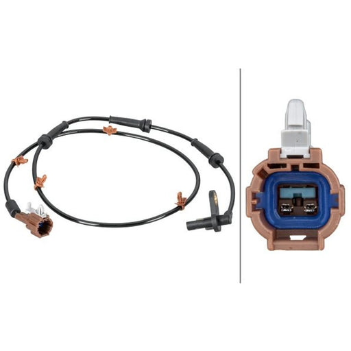Hella ABS Wheel Speed Sensor Rear 6PU 012 806-741