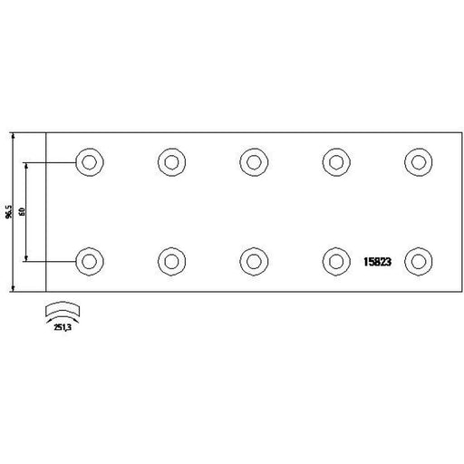 DON Don Cv Brake Lining Set MP37381S7100