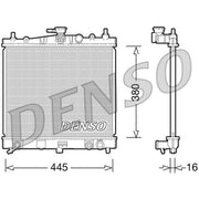 Denso Engine Radiator fits Nissan Micra C+C III 2005-2010 1.4 1.6