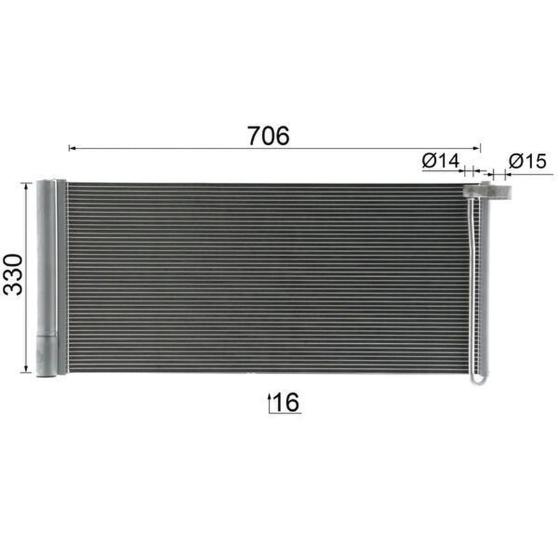 Mahle Air Conditioning Condenser AC 425 000P
