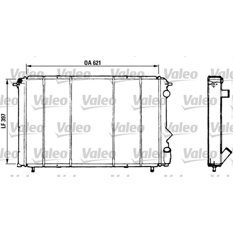 Valeo Engine Radiator 730184