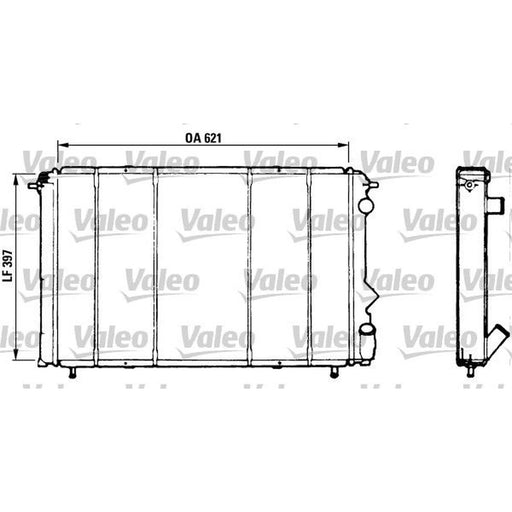 Valeo Engine Radiator 730184