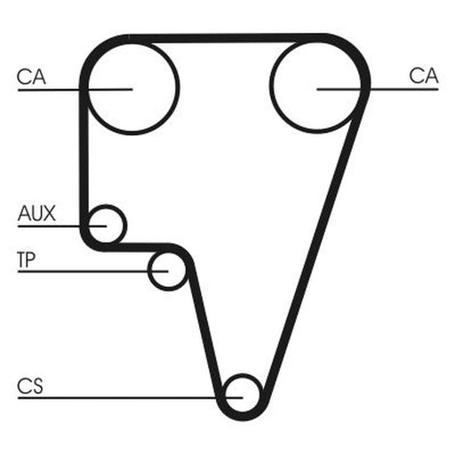 Continental CTAM Timing Belt Cambelt 134 Teeth CT575