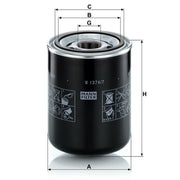 MANN-FILTER Engine Oil Filter W 1374/7