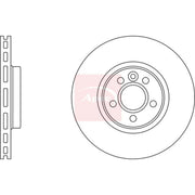 Apec 2 x Vented Front Brake Discs DSK2551-x2