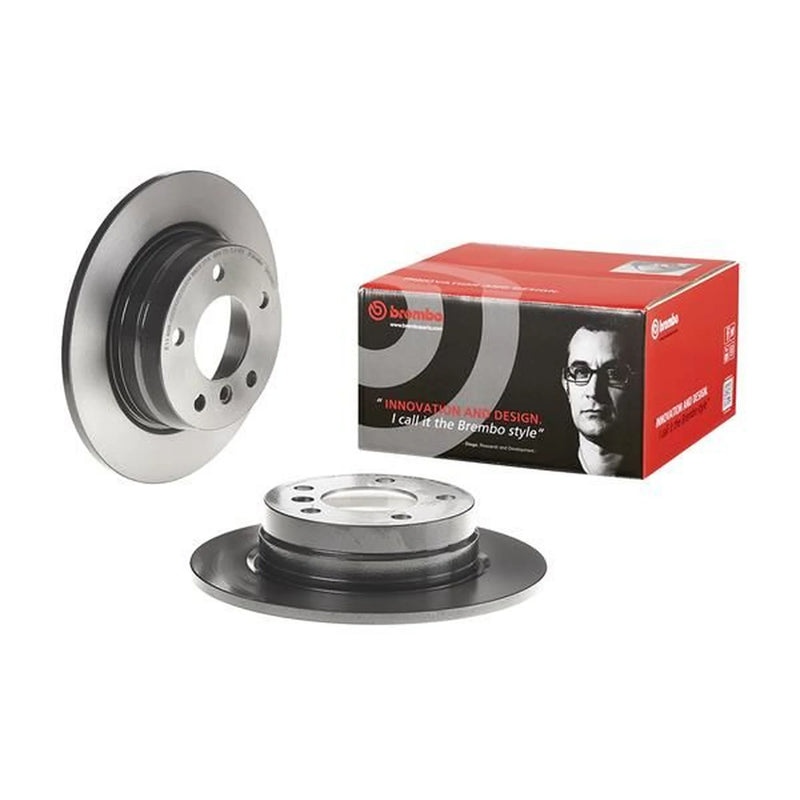 Brembo 2 x Solid Rear Brake Discs 08.5366.21-x2