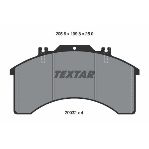 Textar Front Brake Pad Set 2903203