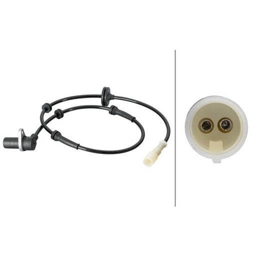 Hella ABS Wheel Speed Sensor Front Left 6PU 012 806-651