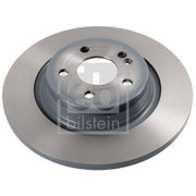 Febi 2 x Solid Rear Brake Discs 107513-x2