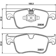 Mintex Front Brake Pad Set MDB3489