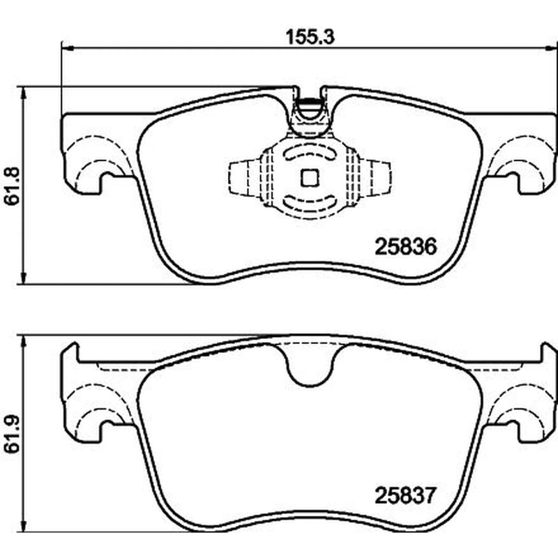 Mintex Front Brake Pad Set MDB3489