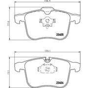 Mintex Front Brake Pad Set MDB2547