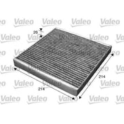 Valeo Cabin Air Filter (Pollen Filter) 715608