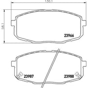 Mintex Front Brake Pad Set MDB2608