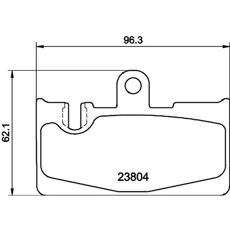 Mintex Rear Brake Pad Set MDB2136