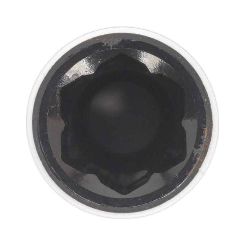 Sealey Alloy Wheel Impact Socket 1/2"Sq Drive Star Profile for Mercedes SX0417 Sealey  - Town Parts