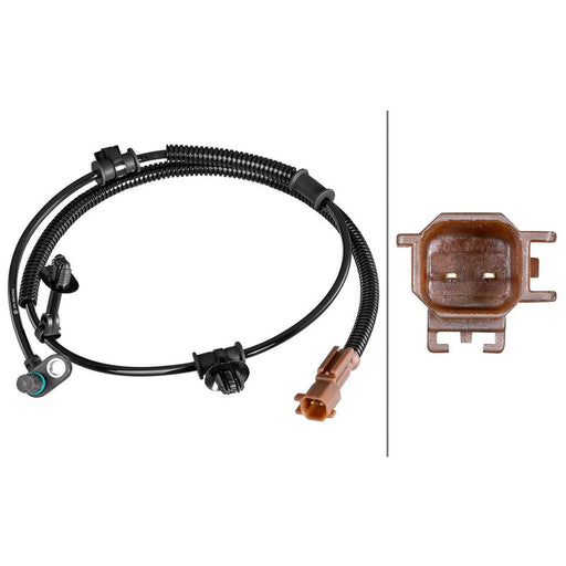 Hella ABS Wheel Speed Sensor Front 6PU 358 218-611