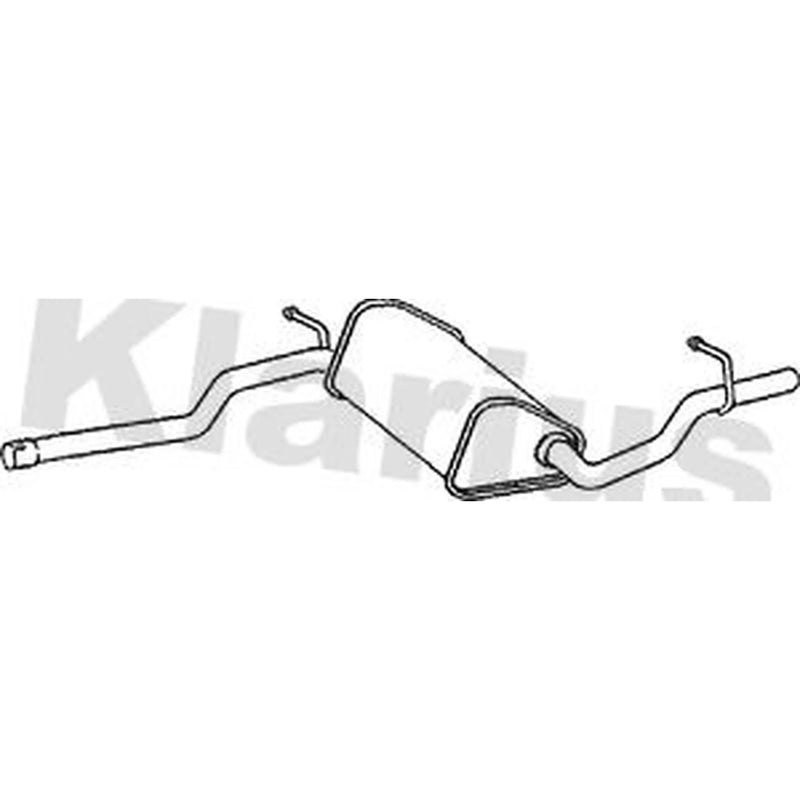 Klarius Box With Centre Pipe Centre AU451X