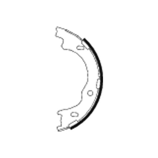 Textar Parking Brake Shoe Set 91068100