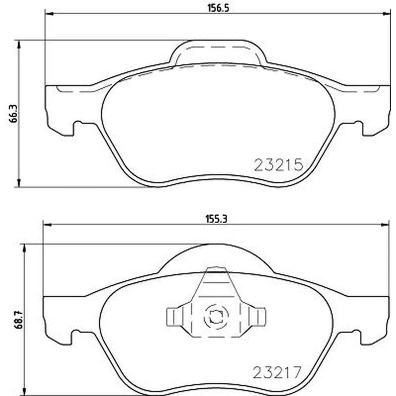 Mintex Front Brake Pad Set MDB2226