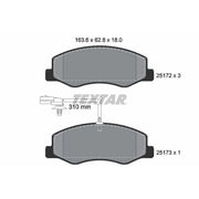 Textar Rear Brake Pad Set 2517201