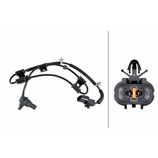 Hella ABS Wheel Speed Sensor Front 6PU 358 252-351