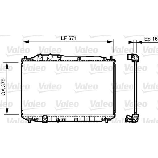 Valeo Engine Radiator 735238