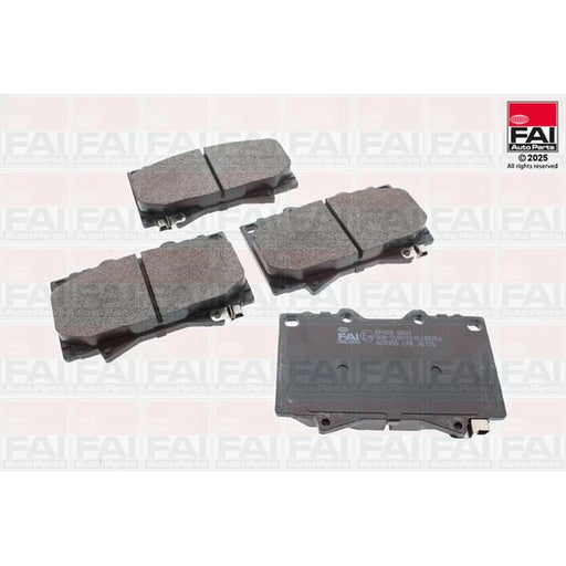 FAI Front Brake Pad Set BP668