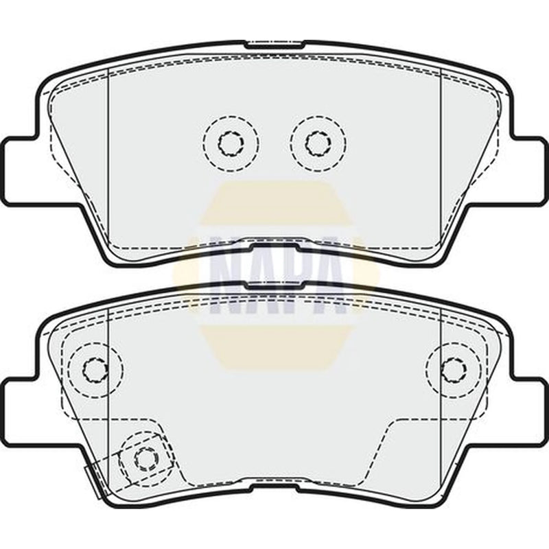 NAPA Rear Brake Pad Set NBP1596