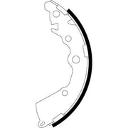 Mintex Brake Shoe Set Axle Kit MFR749