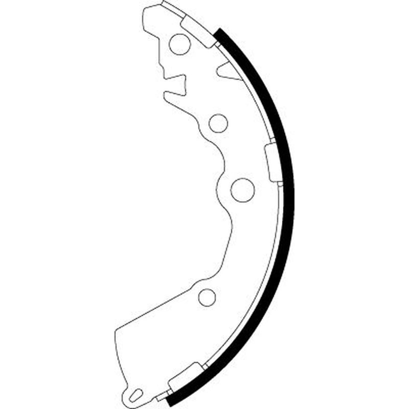 Mintex Brake Shoe Set Axle Kit MFR749